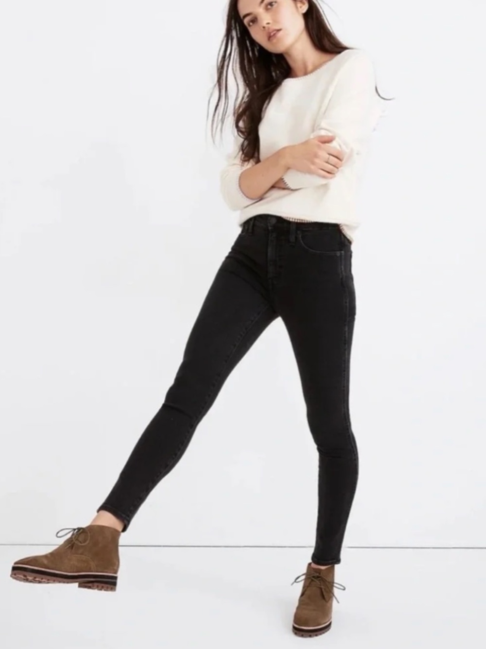Madewell 10” high rise "skinny-skinny"  jeans Size 27